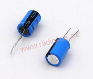10uF/400V elektrolytický radiální kondenzátor 85°C