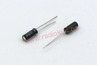 22uF/63V elektrolytický radiální kondenzátor 105°C