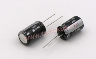 22uF/250V elektrolytický radiální kondenzátor 105°C