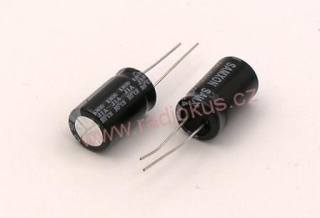 22uF/400V elektrolytický radiální kondenzátor 105°C