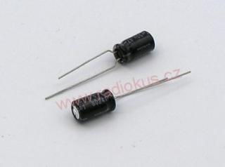 47uF/50V elektrolytický radiální kondenzátor 105°C