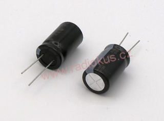 100uF/350V elektrolytický radiální kondenzátor 105°C