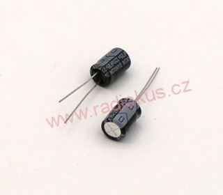 220uF/35V elektrolytický radiální kondenzátor 105°C