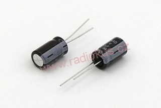 220uF/63V elektrolytický radiální kondenzátor 105°C