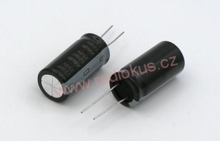 220uF/250V elektrolytický radiální kondenzátor 105°C