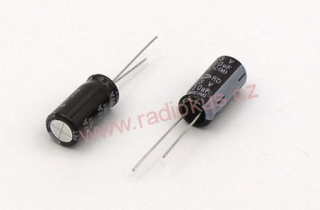 330uF/63V elektrolytický radiální kondenzátor 105°C