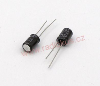 1000uF/6,3V elektrolytický radiální kondenzátor 105°C