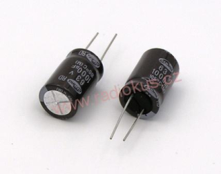 1000uF/63V elektrolytický radiální kondenzátor 105°C