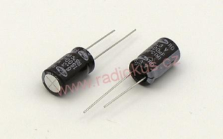 1500uF/6,3V elektrolytický radiální kondenzátor 105°C