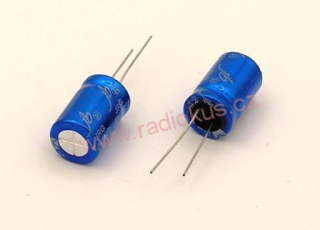 1500uF/16V elektrolytický radiální kondenzátor 105°C