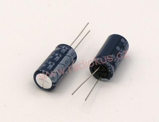 2200uF/16V elektrolytický radiální kondenzátor 85°C