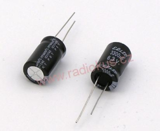 3300uF/6,3V elektrolytický radiální kondenzátor 105°C