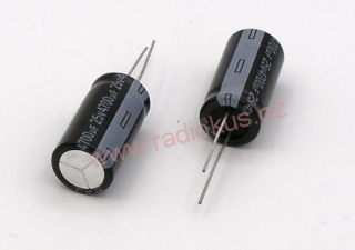 4700uF/25V elektrolytický radiální kondenzátor 105°C