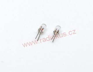 Žárovka 3V , 40mA , drátové vývody , 4mm