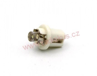 LED žárovka 12V , bílá , 0,25W , B8,5D