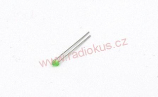LED 1,9mm zelená difuzní
