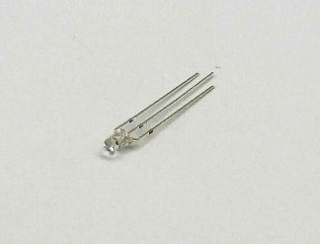 LED 3mm zelená/červená difuzní 3 vývody