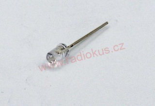 LED 5mm oranžová čirá