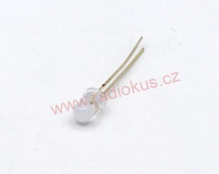 LED 5mm modrá super čirá difuzní čelo