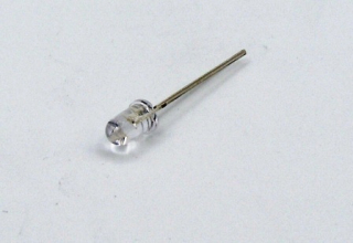 LED 5mm zelená super čirá blikájící