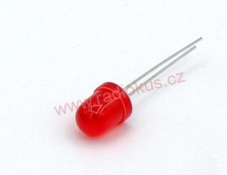 LED 8mm červená difuzní
