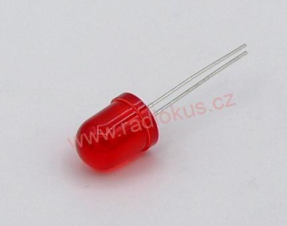 LED 10mm červená difuzní