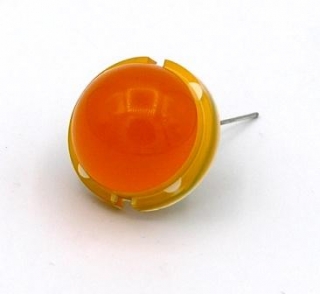 LED 20mm oranžová difuzní