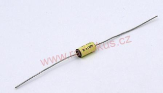 10nF/100V svitkový axiální kondenzátor