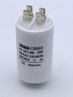 Motorový kondenzátor 14uF / 450V AC 