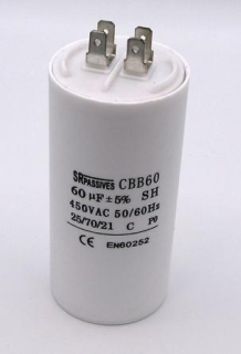Motorový kondenzátor 60uF / 450V AC 