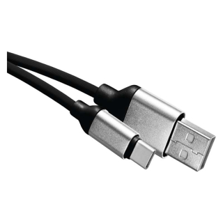 USB kabel 3.0 USB A vidlice - USB  C vidlice 1m černý , Quick Charge