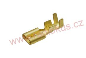 Faston 4,8mm zásuvka neizolovaná