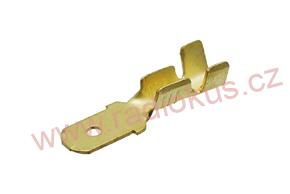 Faston 4,8mm vidlice neizolovaná