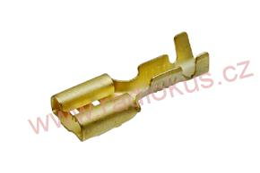 Faston 6,3mm zásuvka neizolovaná