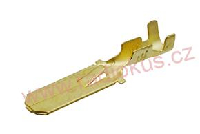 Faston 6,3mm vidlice neizolovaná s jazýčkem