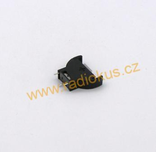 Držák 1 x CR2032 plastový , vývody DPS