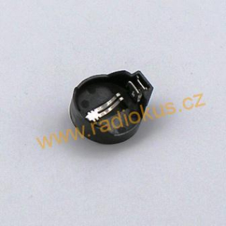 Držák 1 x CR2016 plastový , vývody DPS