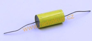 1uF/100V svitkový axiální kondenzátor