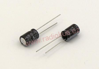 100uF/63V elektrolytický radiální kondenzátor 85°C