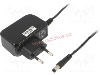 Zdroj spínaný 6V / 2A DC s konektorem DC 5,5x2,1mm