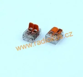 Wago spojka pro 2x 0,2 - 4mm2 