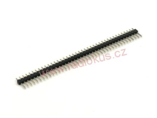 Vidlice 1 x 40 pinů do DPS , přímá , rastr 2,54mm