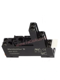 Patice pro relé na DIN lištu , 8 pinová , 8A/300V AC 
