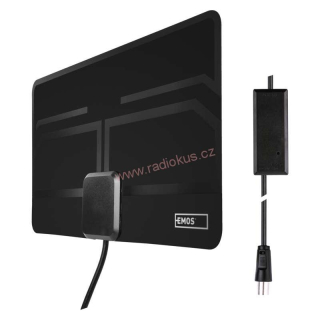 Pokojová anténa LEAF-C600 , DVB-T2 , se zesilovačem