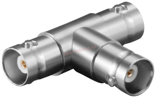 Redukce BNC -T , 3 x BNC zásuvka , 