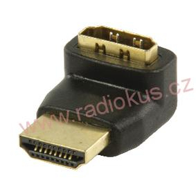 Redukce HDMI zásuvka / HDMI vidlice , úhlová N/D