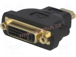 Redukce HDMI vidlice / DVI-D (24+5) zásuvka , přímá