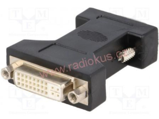 Redukce VGA vidlice / DVI-D (24+5) zásuvka , přímá