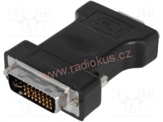 Redukce VGA zásuvka / DVI-D (24+1) vidlice , přímá