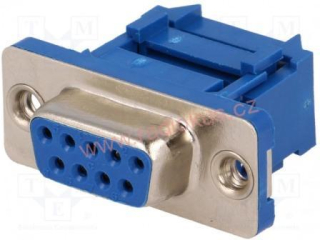 Zásuvka Canon 9pin lisovací na plochý kabel 